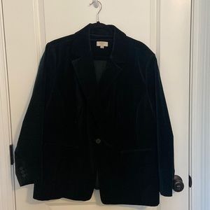 Loft Plus Velvet blazer